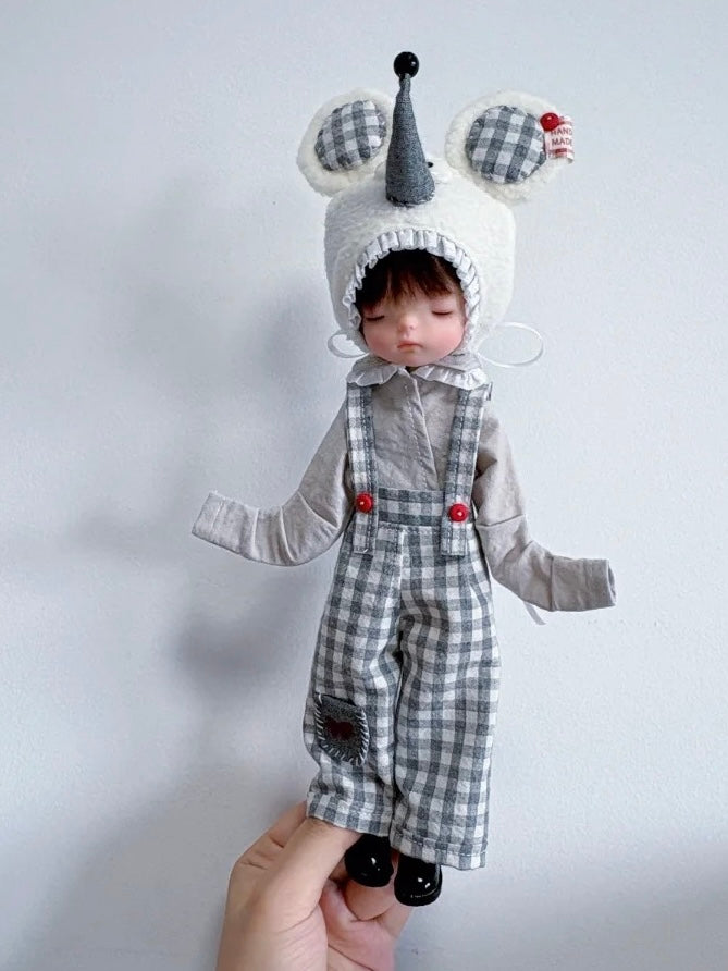 Cute Mouse Blythe 1/6 BJD Set - Handmade Doll Clothes - ToastDoll