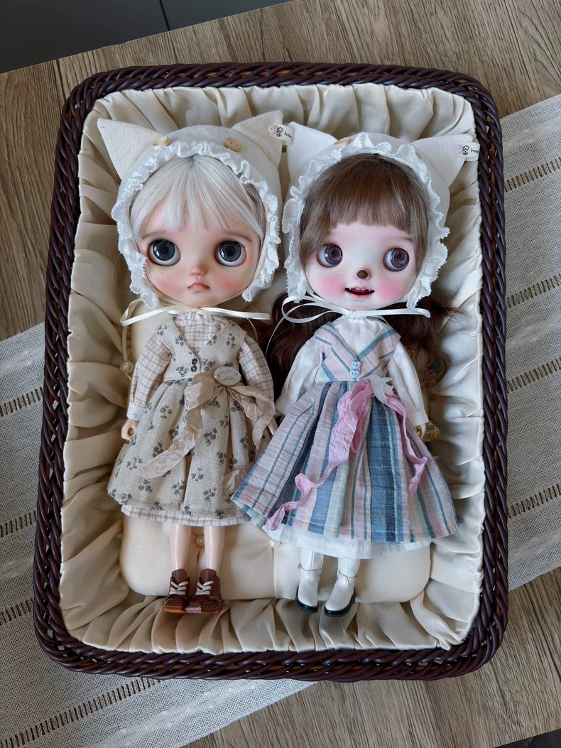 Kitten Girl Blythe Outfit - Handmade Doll Clothes - ToastDoll
