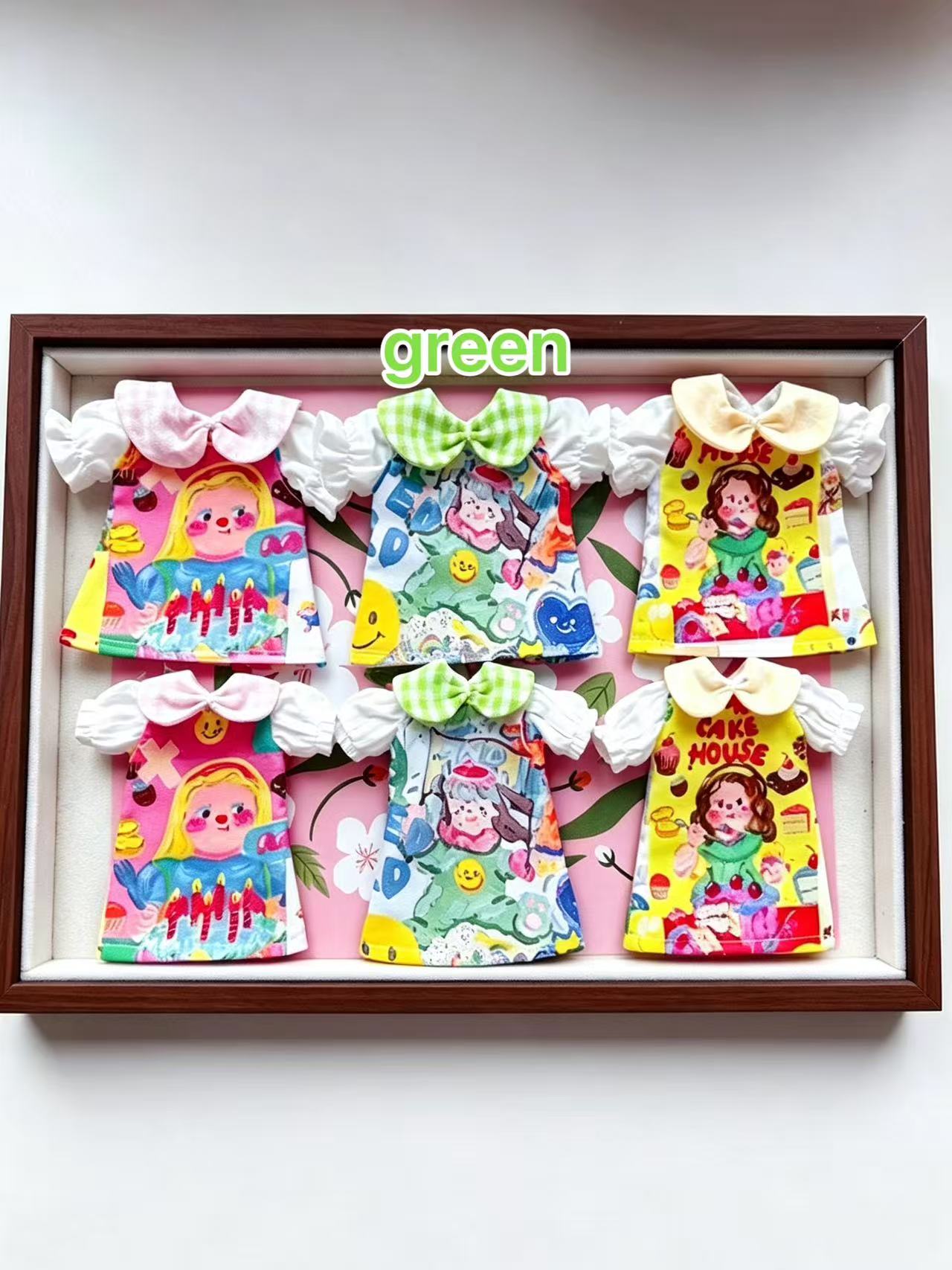Colorful Cartoon Print Blythe BJD Set - Handmade Doll Clothes - ToastDoll