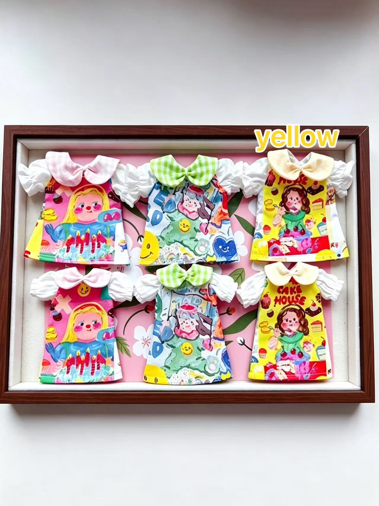 Colorful Cartoon Print Blythe BJD Set - Handmade Doll Clothes - ToastDoll