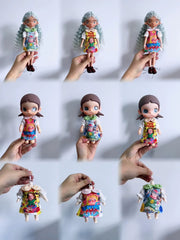 Colorful Cartoon Print Blythe BJD Set - Handmade Doll Clothes - ToastDoll