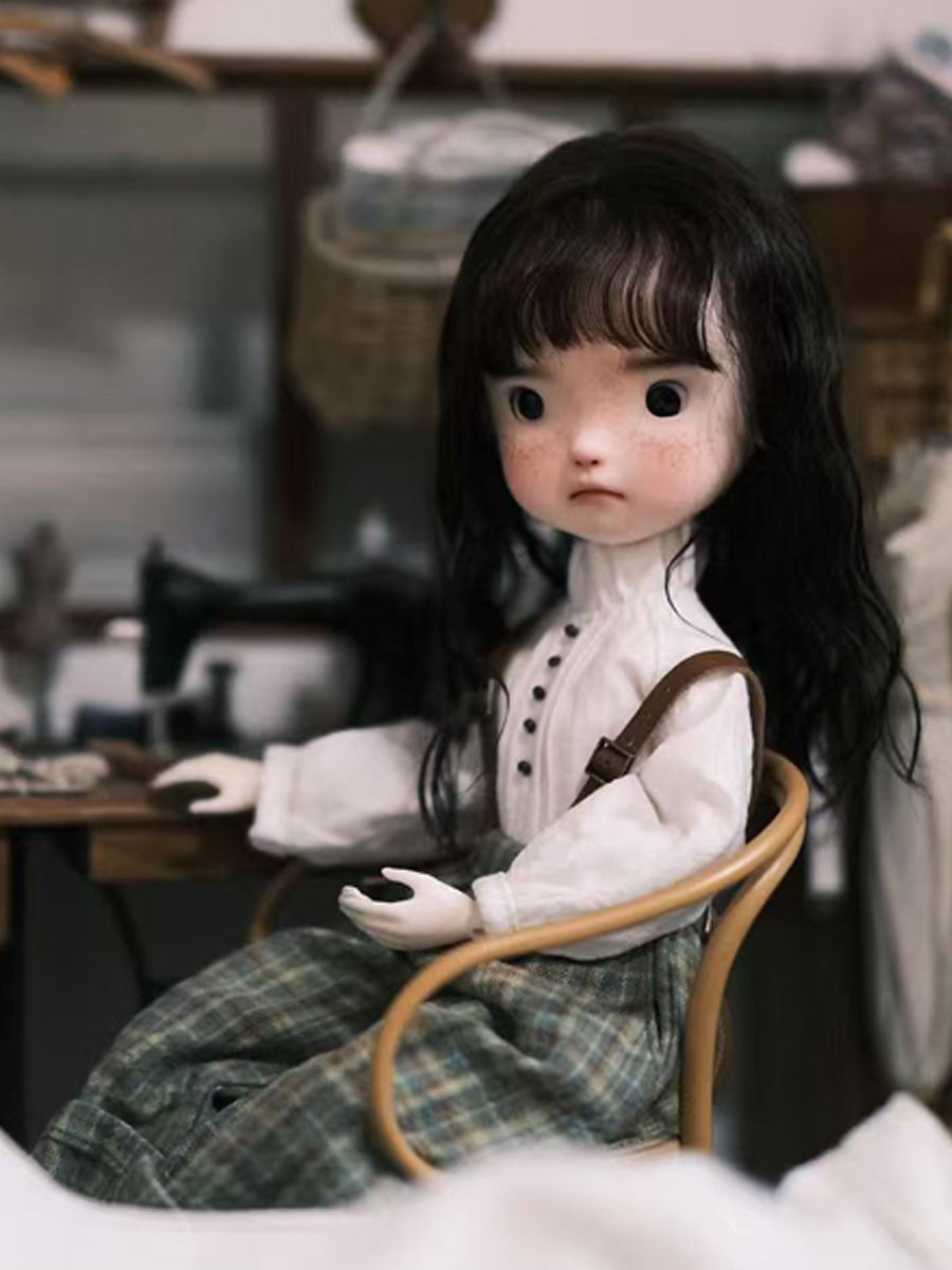 OOAK Custom 1/6 BJD Doll For Adoption, Demure Girl