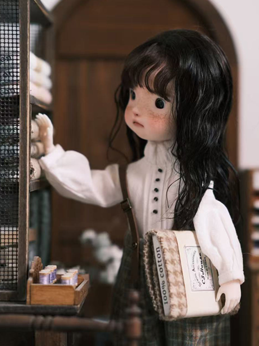 OOAK Custom 1/6 BJD Doll For Adoption, Demure Girl