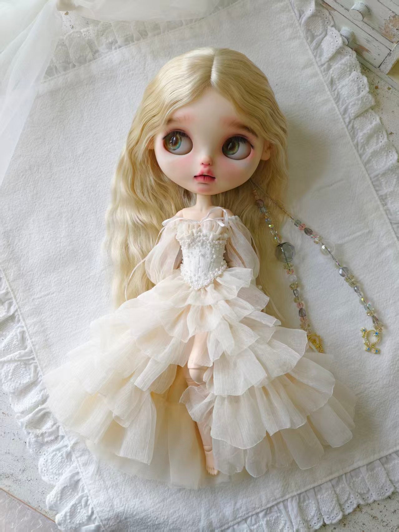 Special Silver Princess - Custom Blythe Commission - ToastDoll