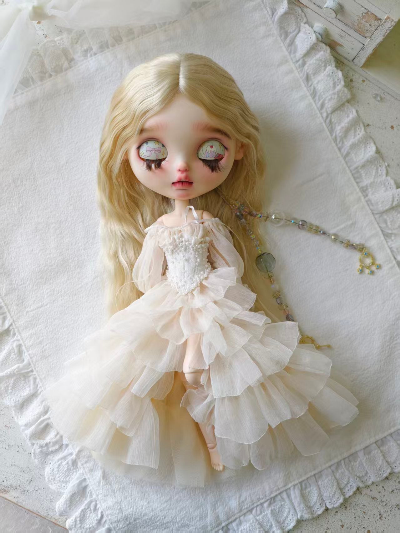 Special Silver Princess - Custom Blythe Commission - ToastDoll