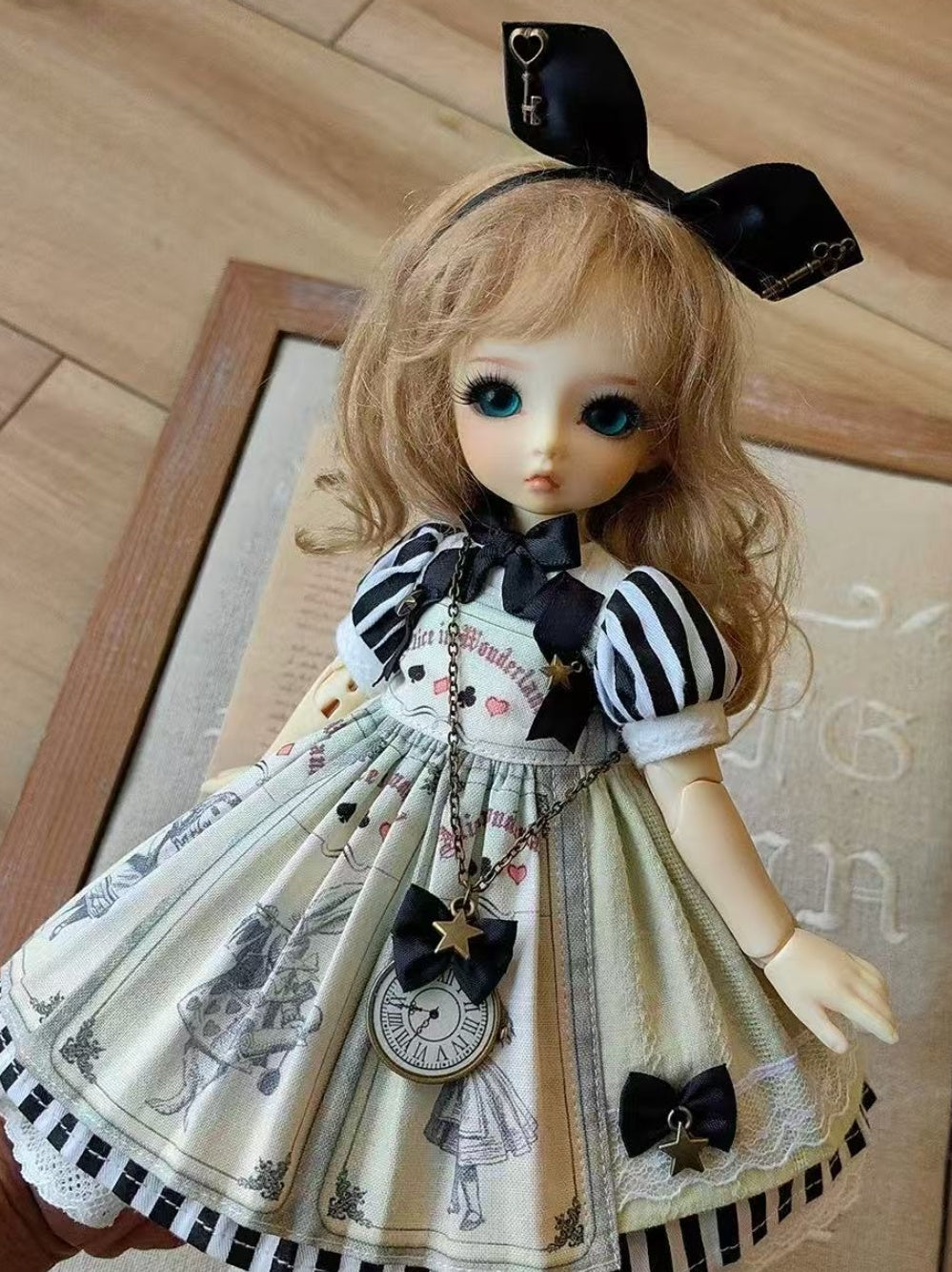 Alice Wonderland 1/6 BJD Outfit Detail |ToastDoll