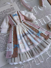 Pink Pastoral Blythe Dress Set Side View | ToastDoll