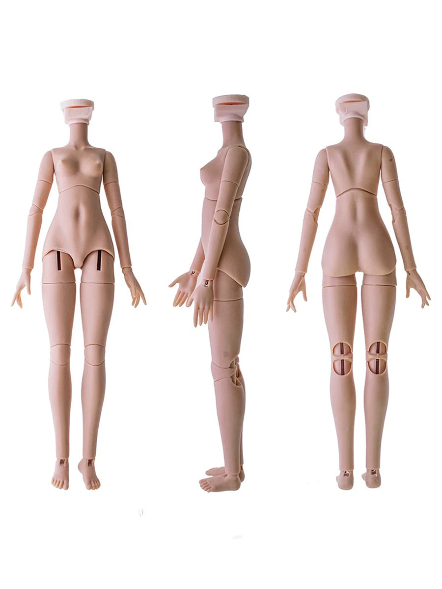 Artist Self-Made Doll Body, Bust M, Tan Color