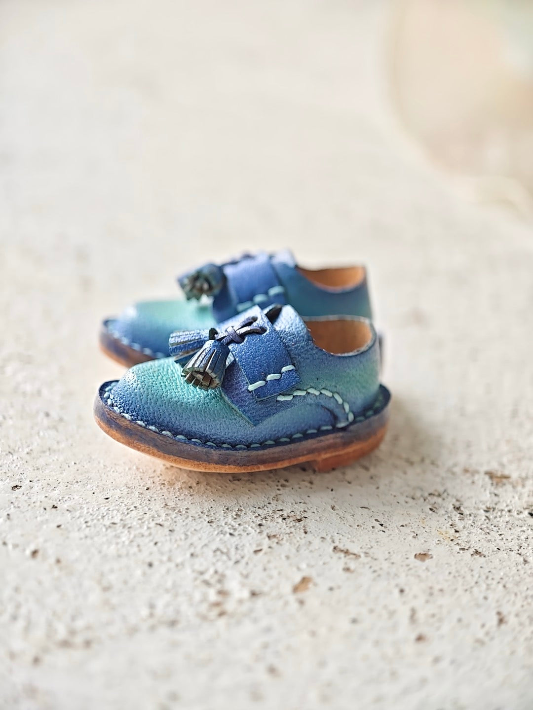 [IN STOCK] Leather Vintage Tassel Blythe Handmade Shoes - ToastDoll