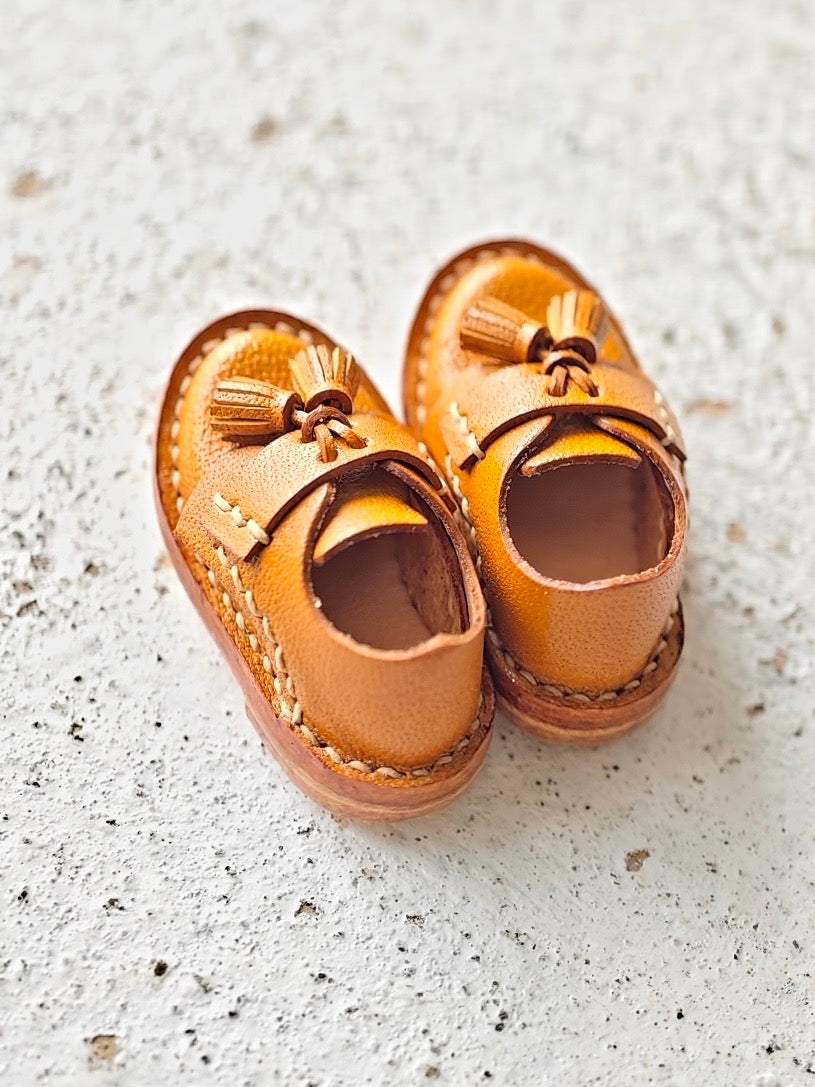Brown Vintage Tassel Blythe Handmade Shoes | ToastDoll
