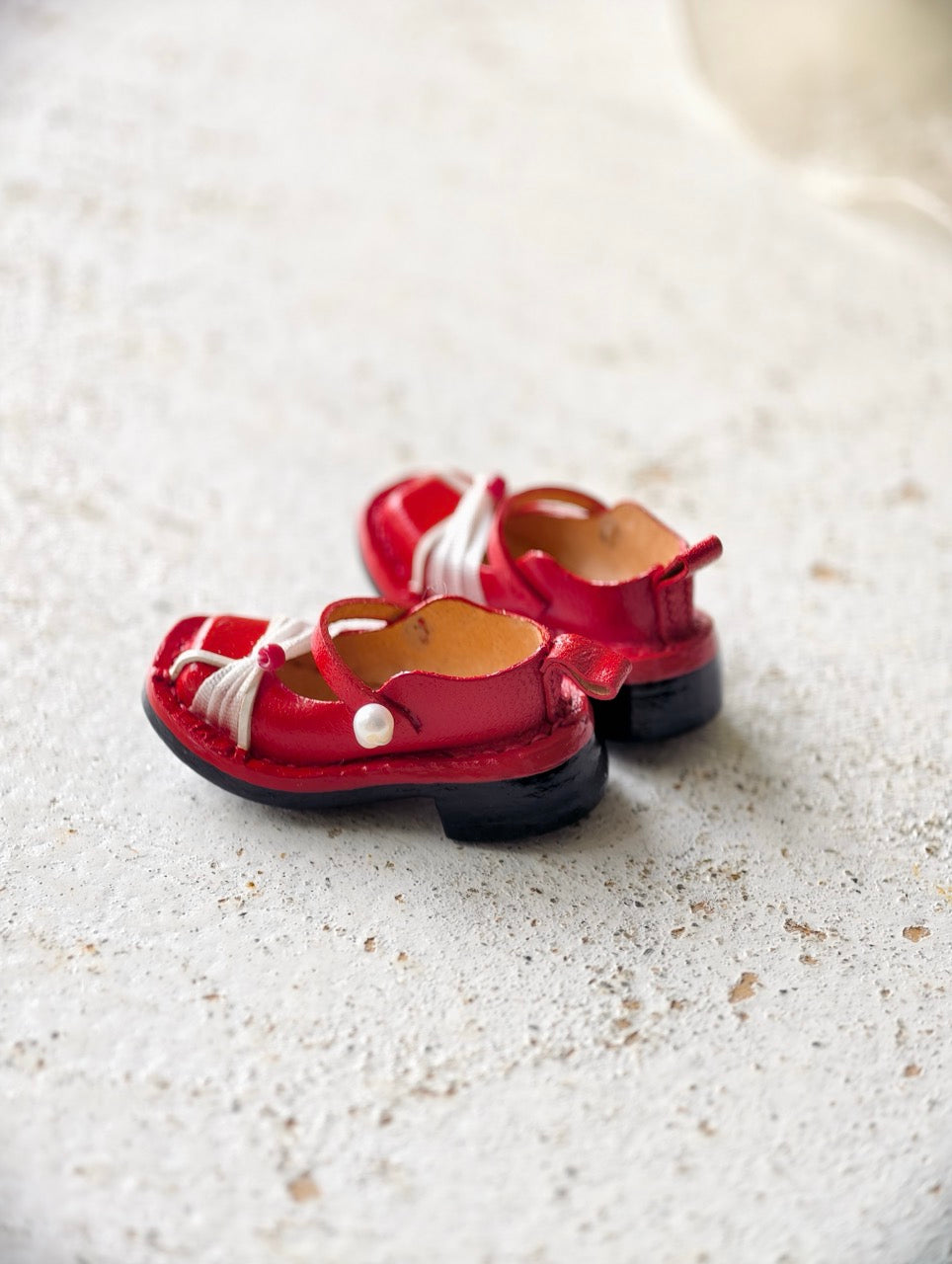 [IN STOCK] Leather Gift Blythe Mary Janes - Handmade Doll Shoes - ToastDoll
