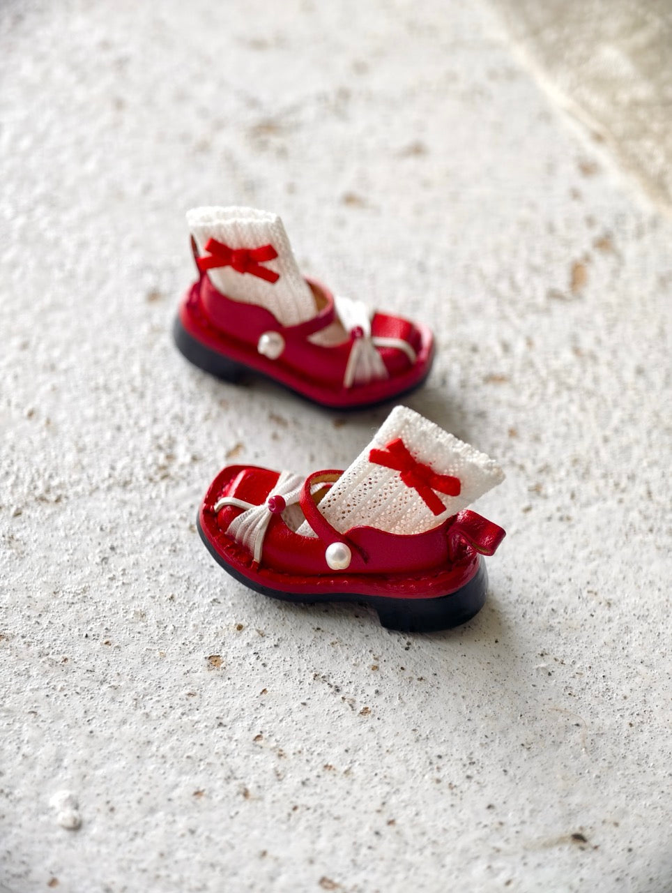 [IN STOCK] Leather Gift Blythe Mary Janes - Handmade Doll Shoes - ToastDoll
