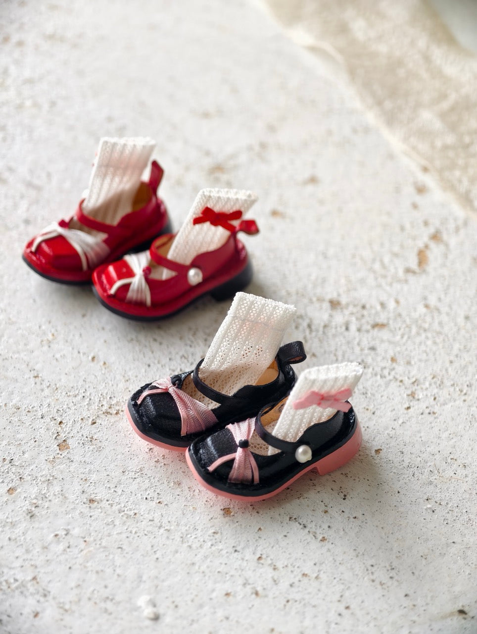 [IN STOCK] Leather Gift Blythe Mary Janes - Handmade Doll Shoes - ToastDoll