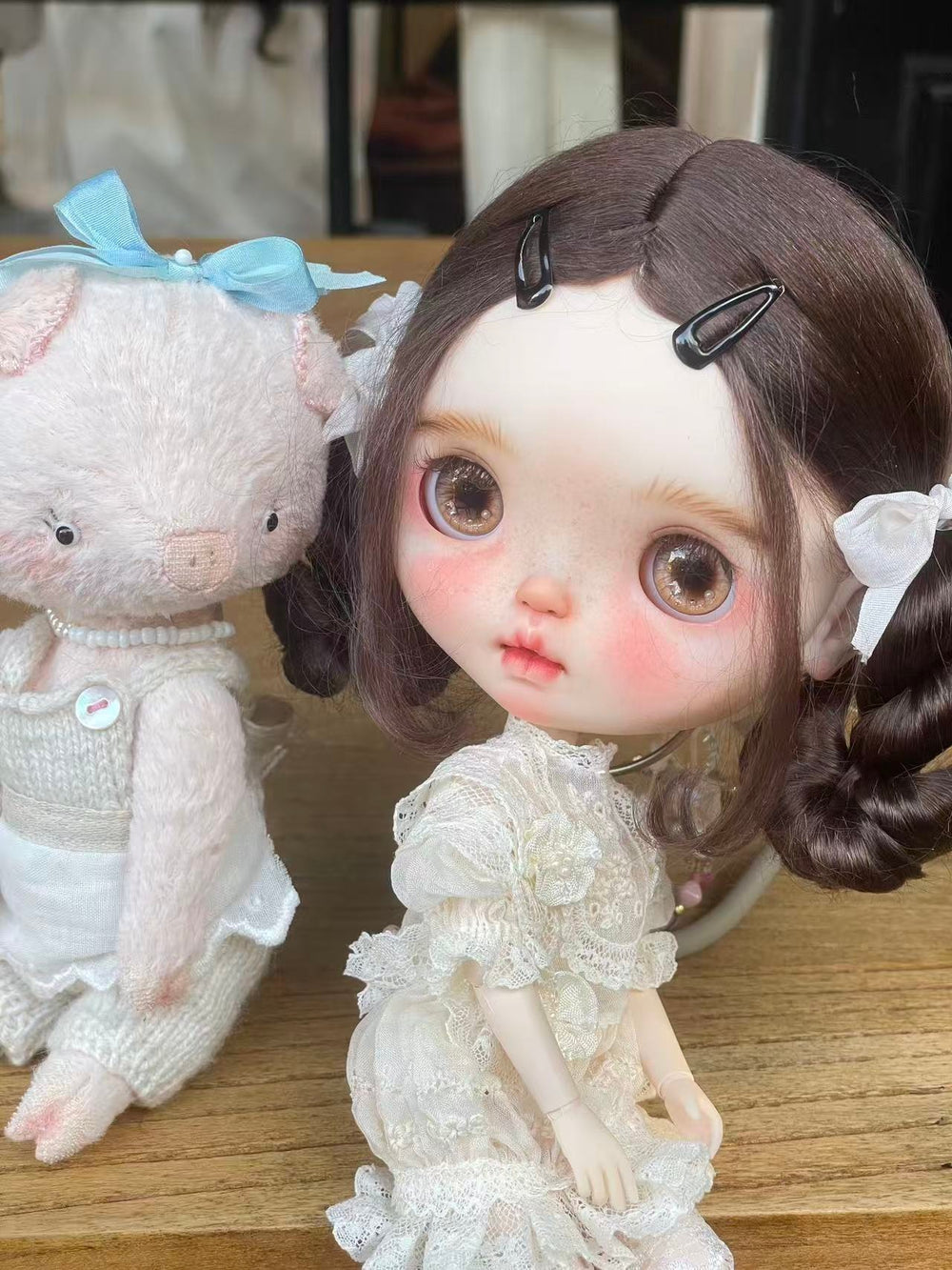 Maisie Custom Blythe OOAK  Detail | ToastDoll