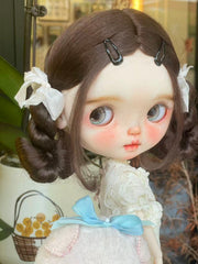 Maisie Custom Blythe OOAK Face Up Detail | ToastDoll
