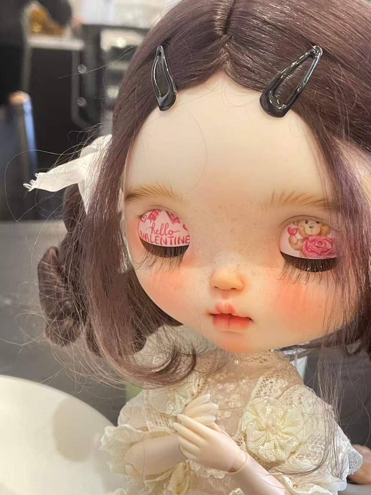 Maisie Custom Blythe OOAK Eyelids | ToastDoll