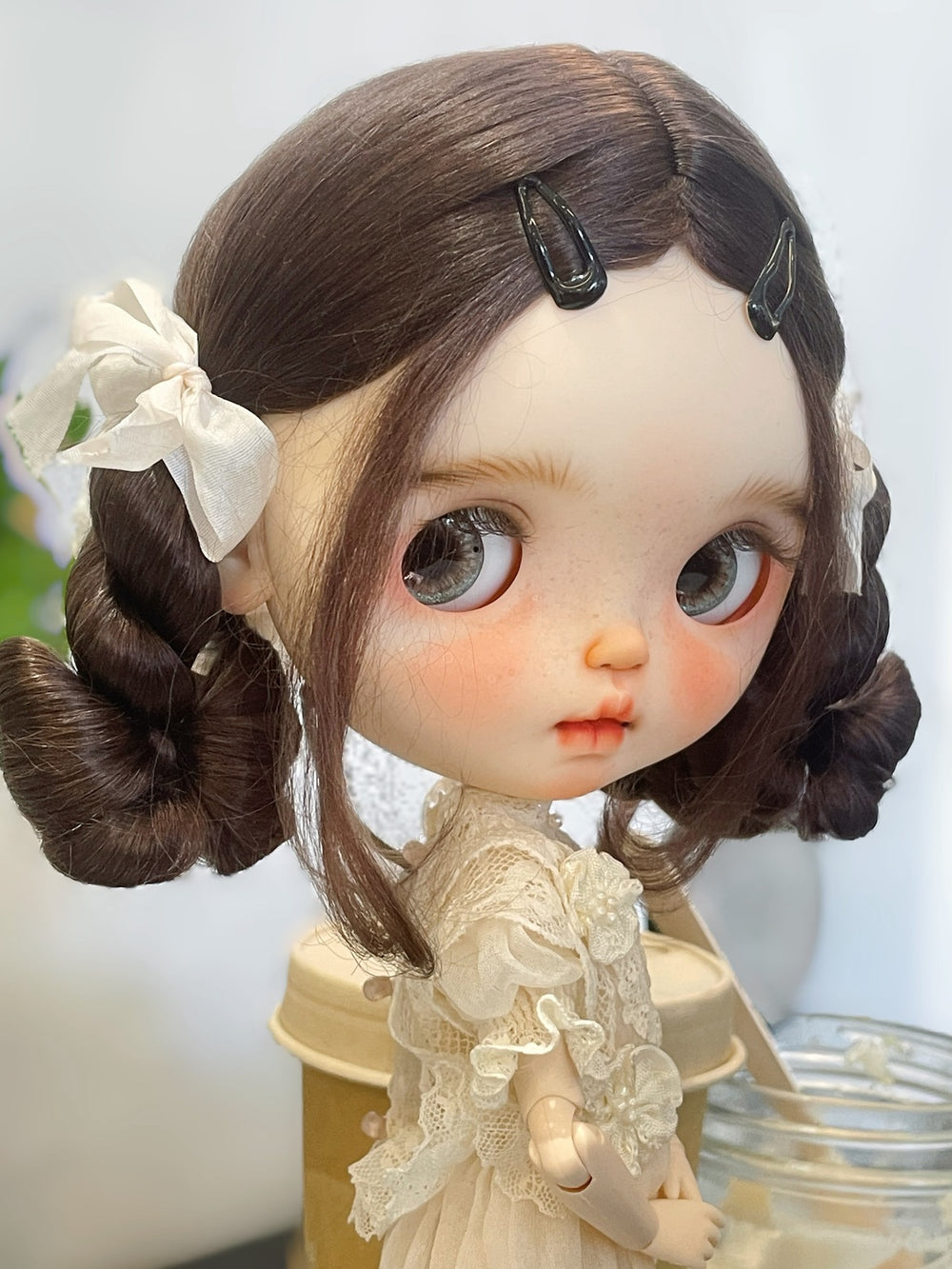 Maisie Custom Blythe OOAK Close-up | ToastDoll