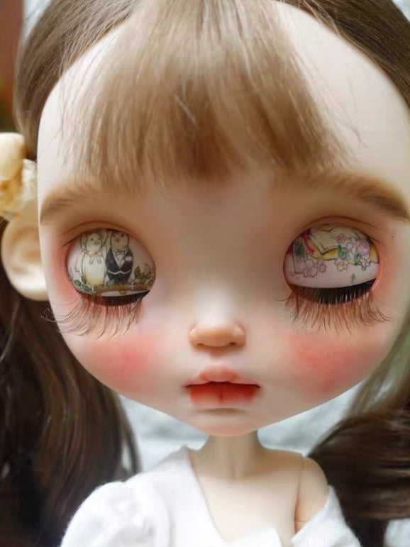 Elara Custom Blythe OOAK  Eyelids | ToastDoll