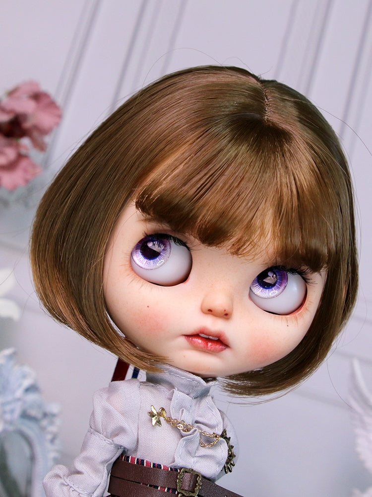 Handmade Blythe Wig, Blunt Bob