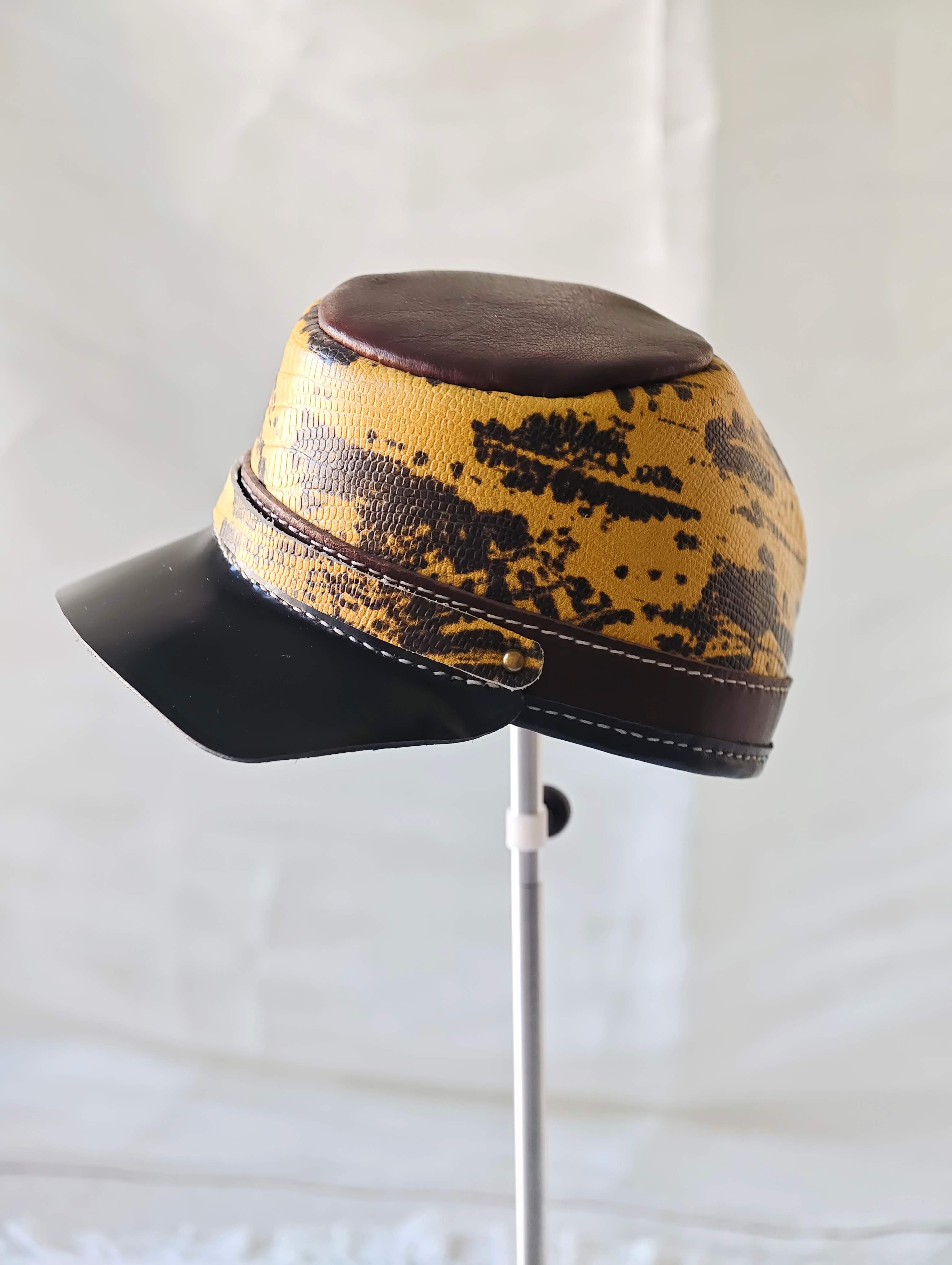 Handmade Blythe/BJD  Hat, Leather Baseball Hat