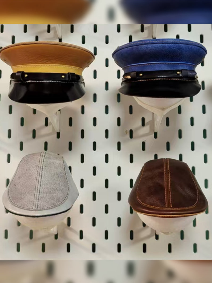 Handmade Blythe/BJD Hat, Leather Captain Hat