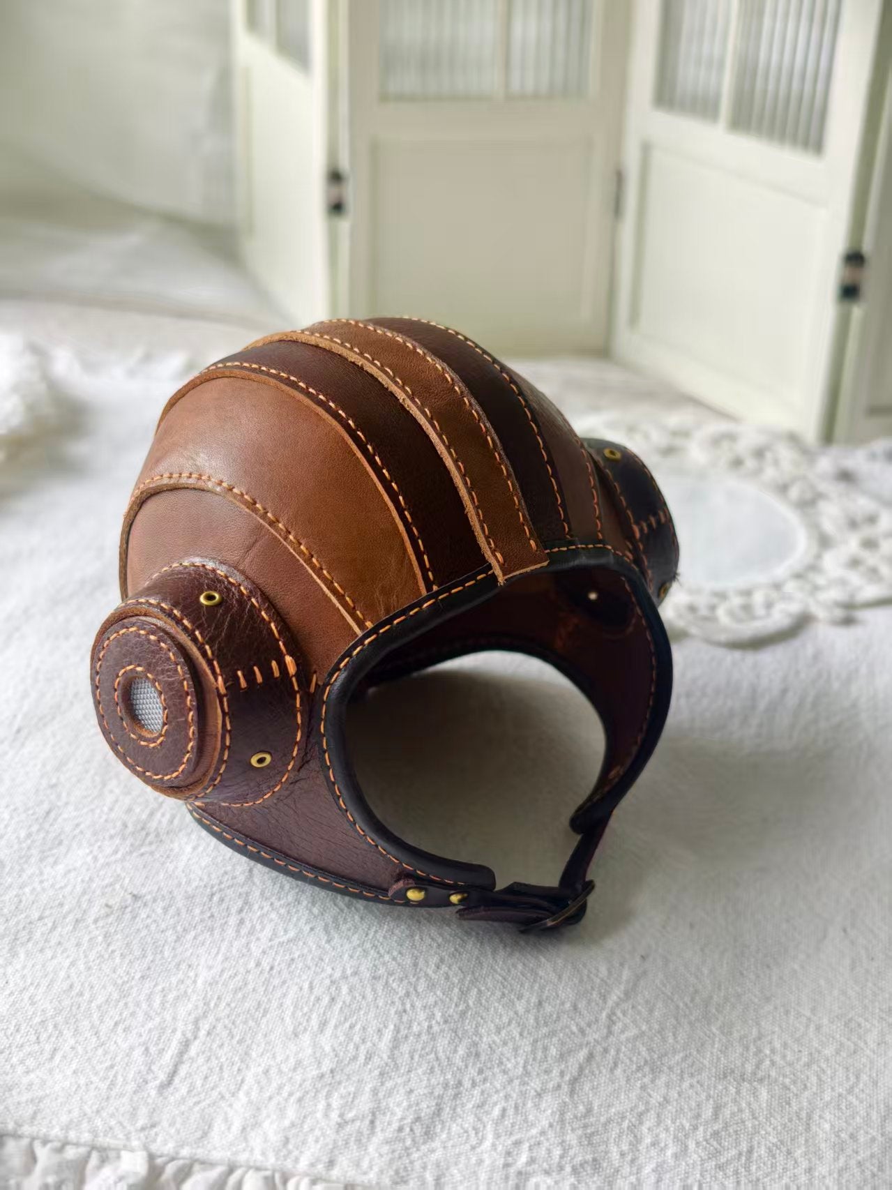 Handmade Blythe/BJD  Hat,Leather Aviator Hat