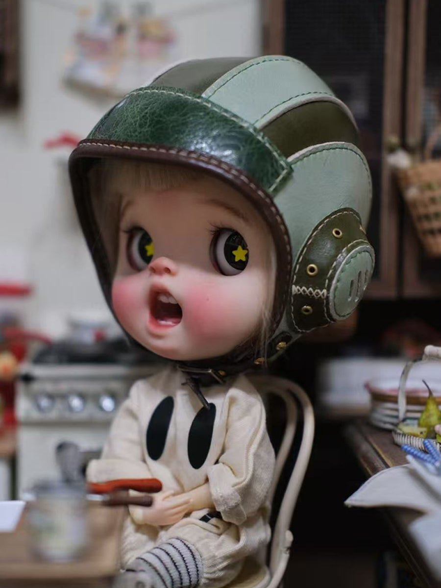 Handmade Blythe/BJD  Hat, Leather Aviator Hat