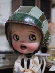 Handmade Blythe/BJD  Hat, Leather Aviator Hat