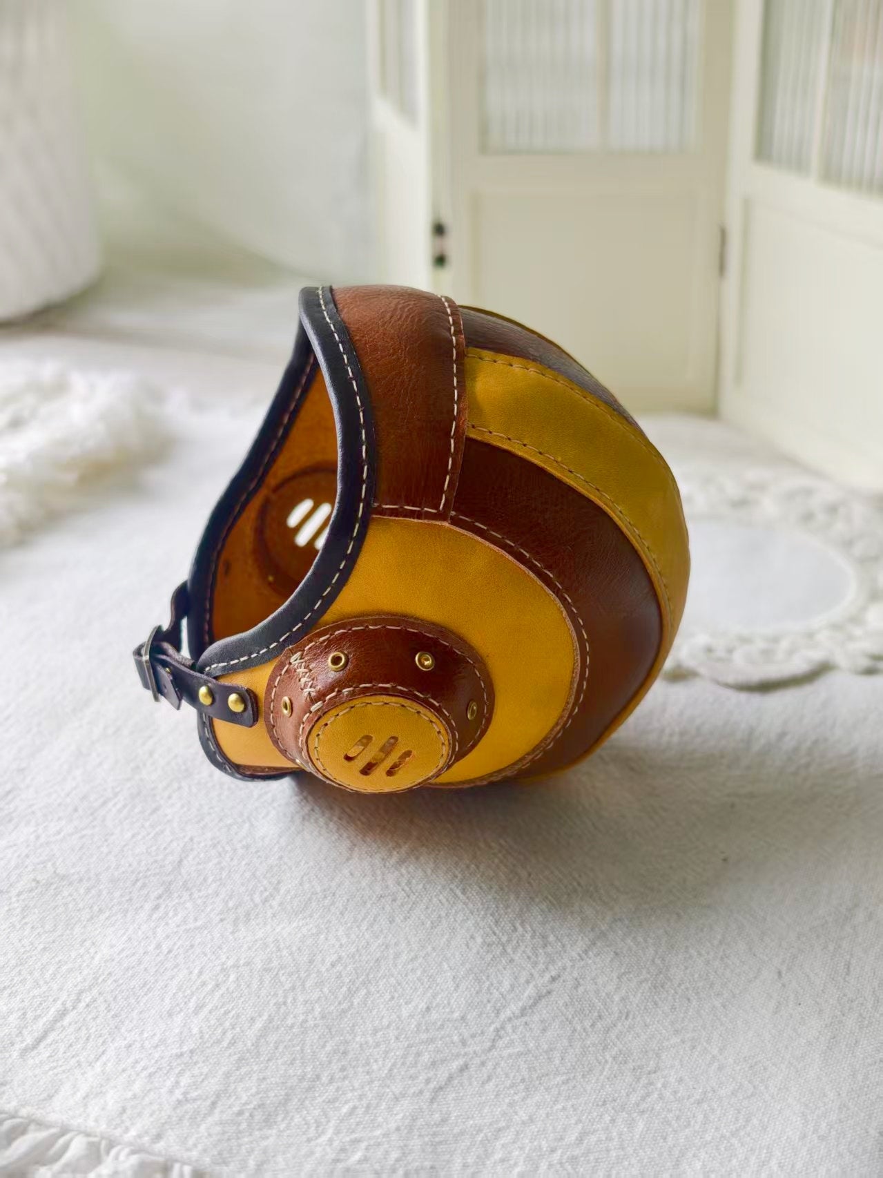 Handmade Blythe/BJD  Hat, Leather Aviator Hat