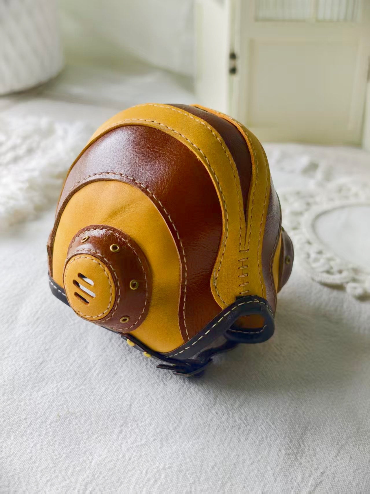 Handmade Blythe/BJD  Hat, Leather Aviator Hat