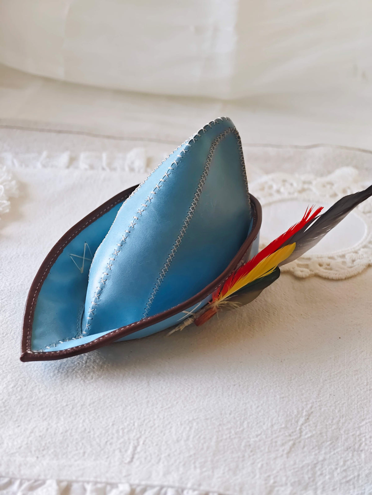 Handmade Blythe/BJD  Hat, Leather Robin Hood Hat