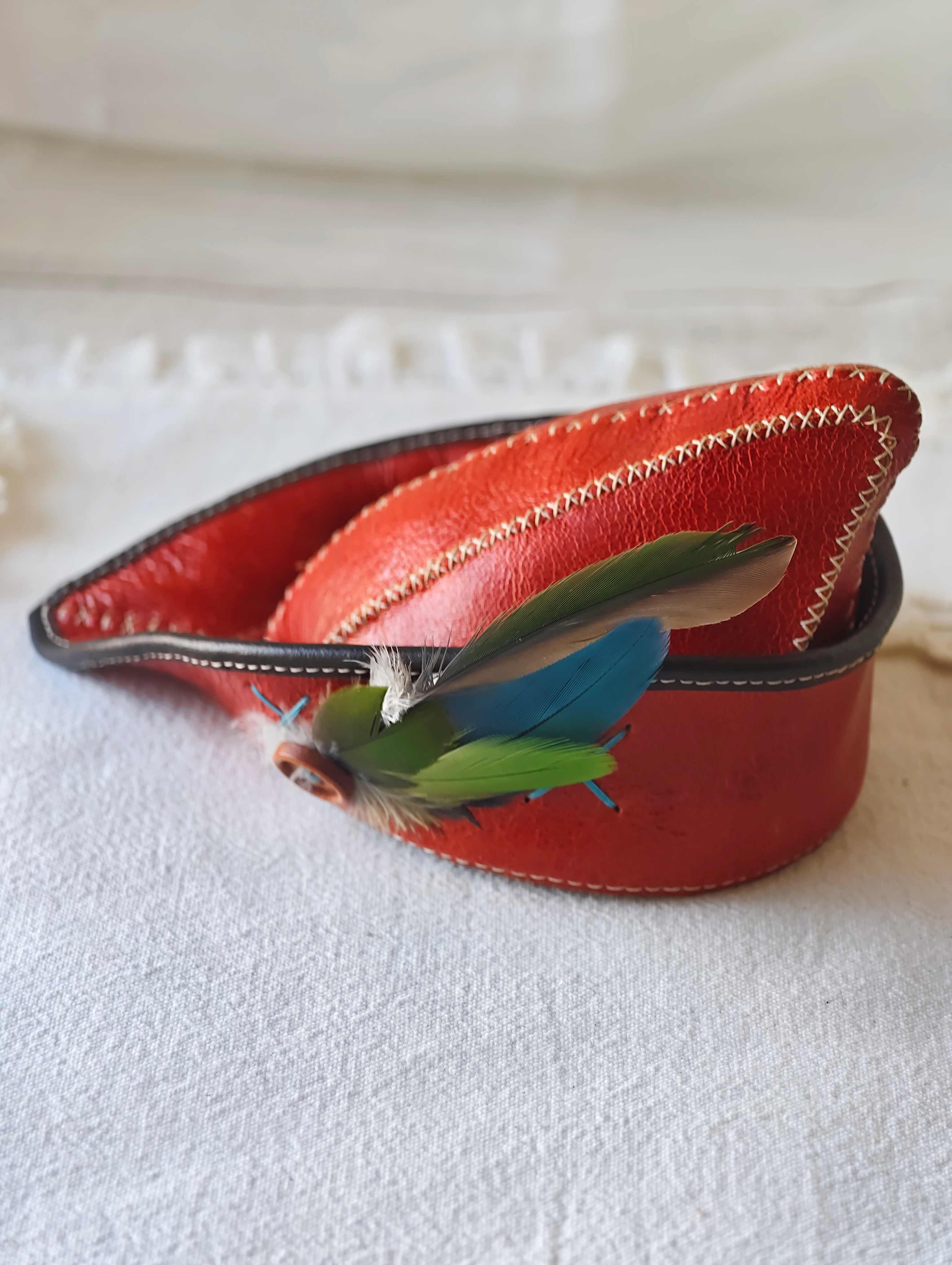 Handmade Blythe/BJD  Hat, Leather Robin Hood Hat