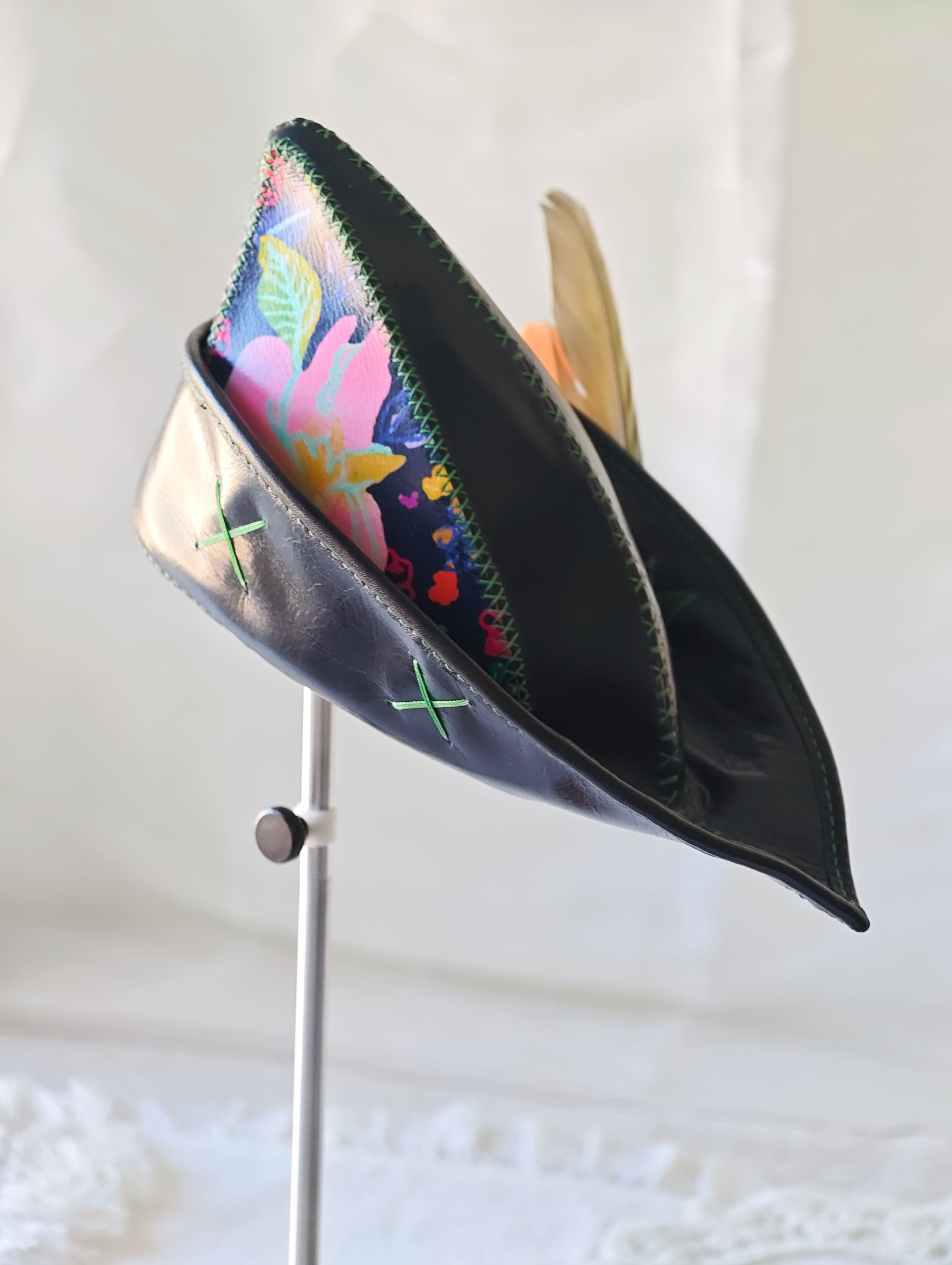 Handmade Blythe/BJD  Hat, Leather Robin Hood Hat