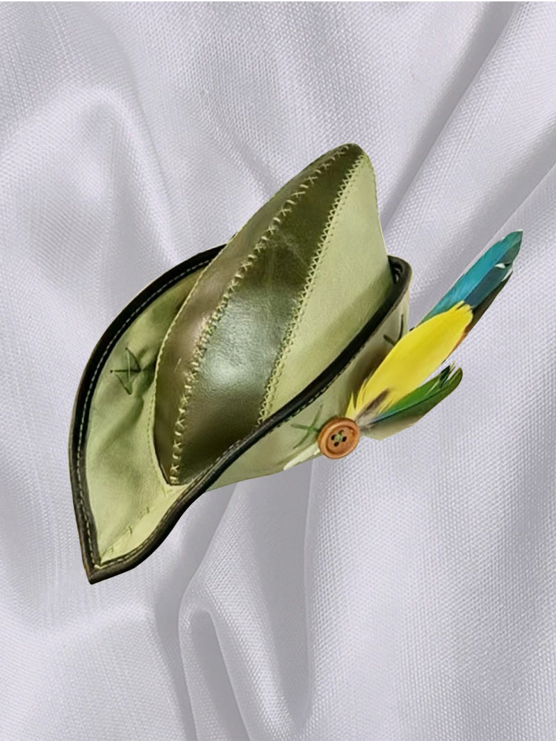 Handmade Blythe/BJD  Hat, Leather Robin Hood Hat