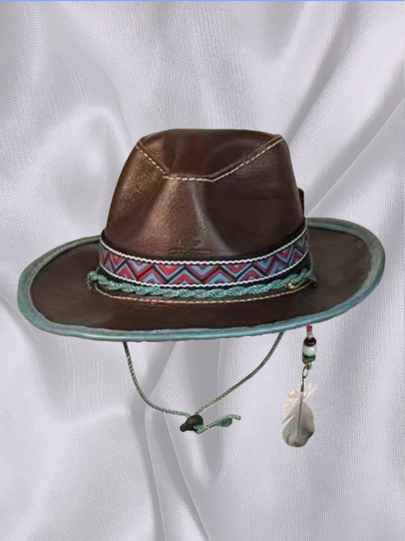 Handmade Blythe/BJD Hat, Leather Cowboy Hat