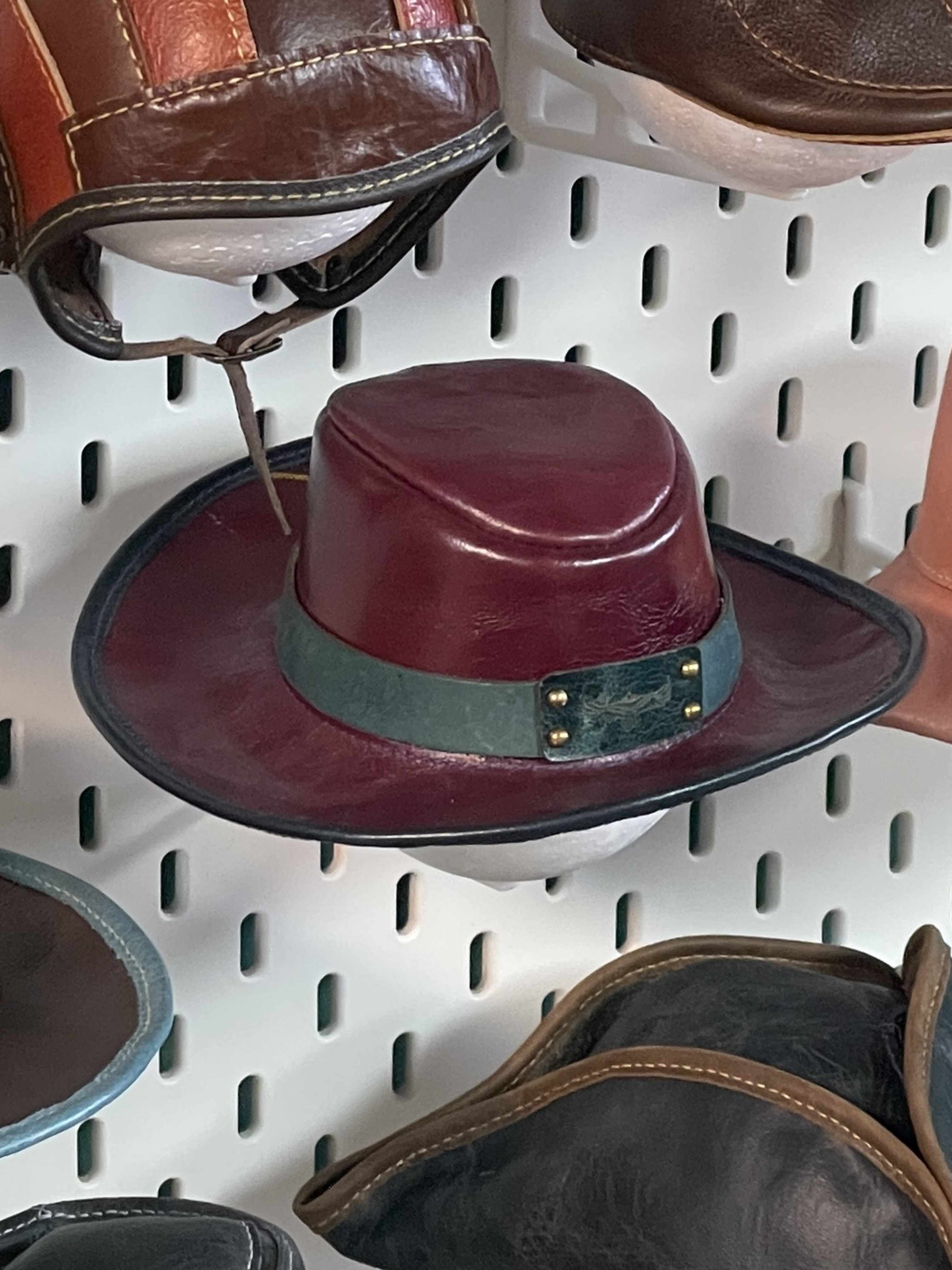 Handmade Blythe/BJD Hat, Leather Wide Brim Hat