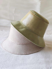 Handmade Blythe/BJD Hat, Leather Bucket Hat