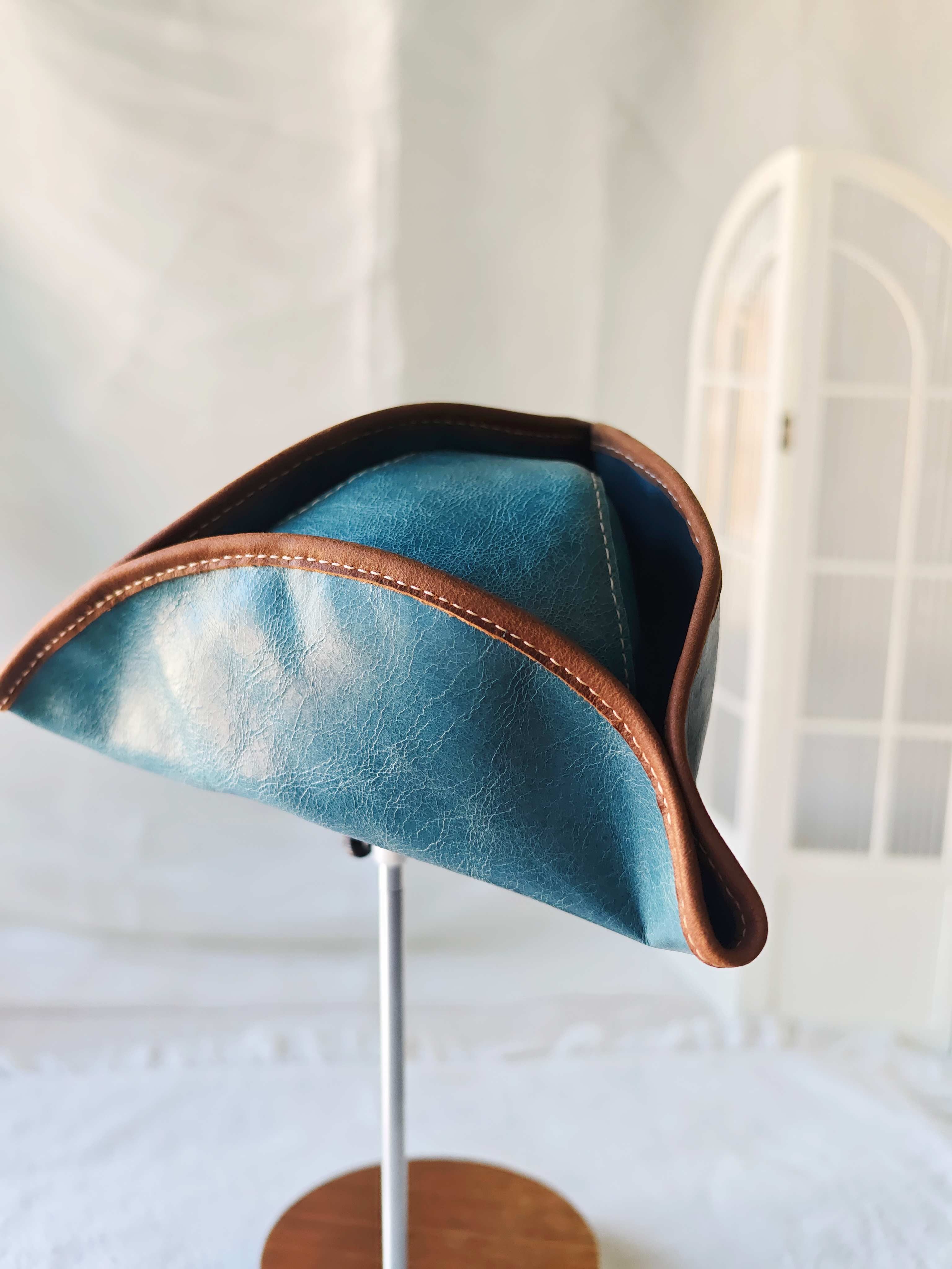 Handmade Blythe/BJD Hat,Leather Pirate Hat