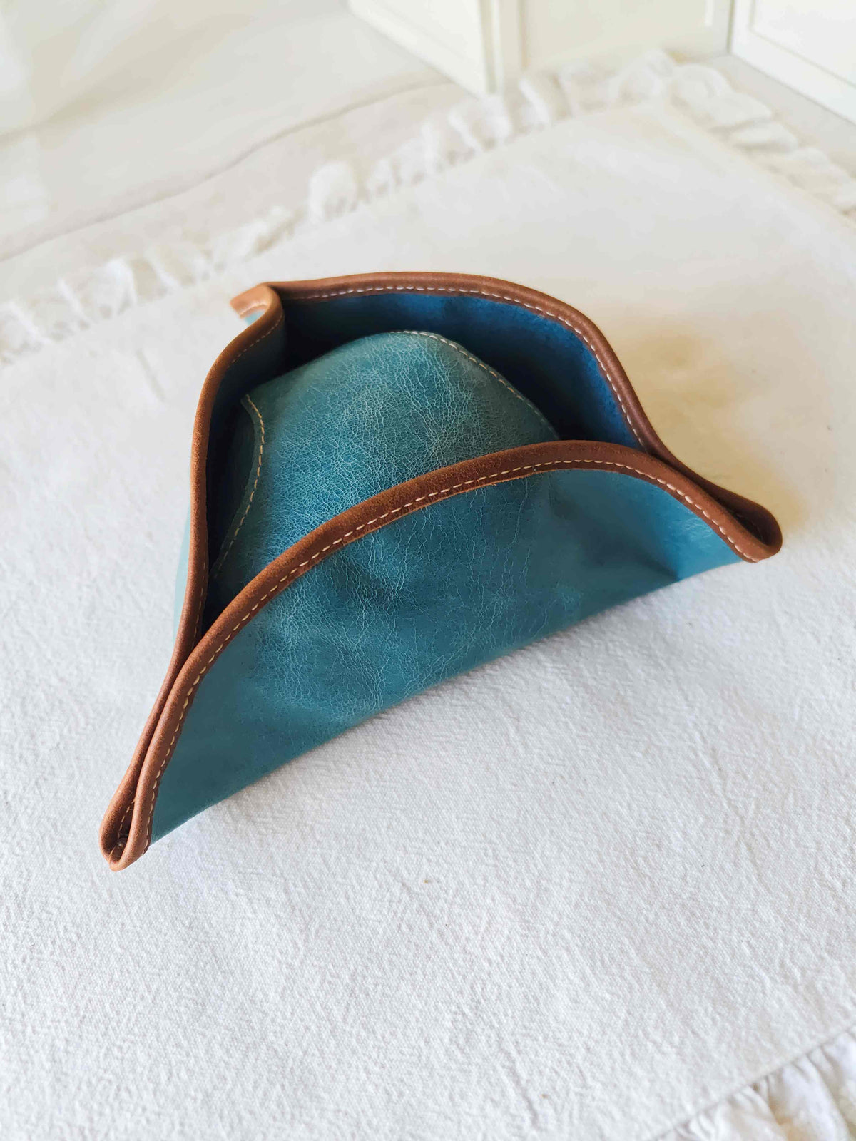 Handmade Blythe/BJD Hat,Leather Pirate Hat