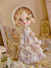 Vintage Lace Blythe Light-pink Dress Sets | ToastDoll