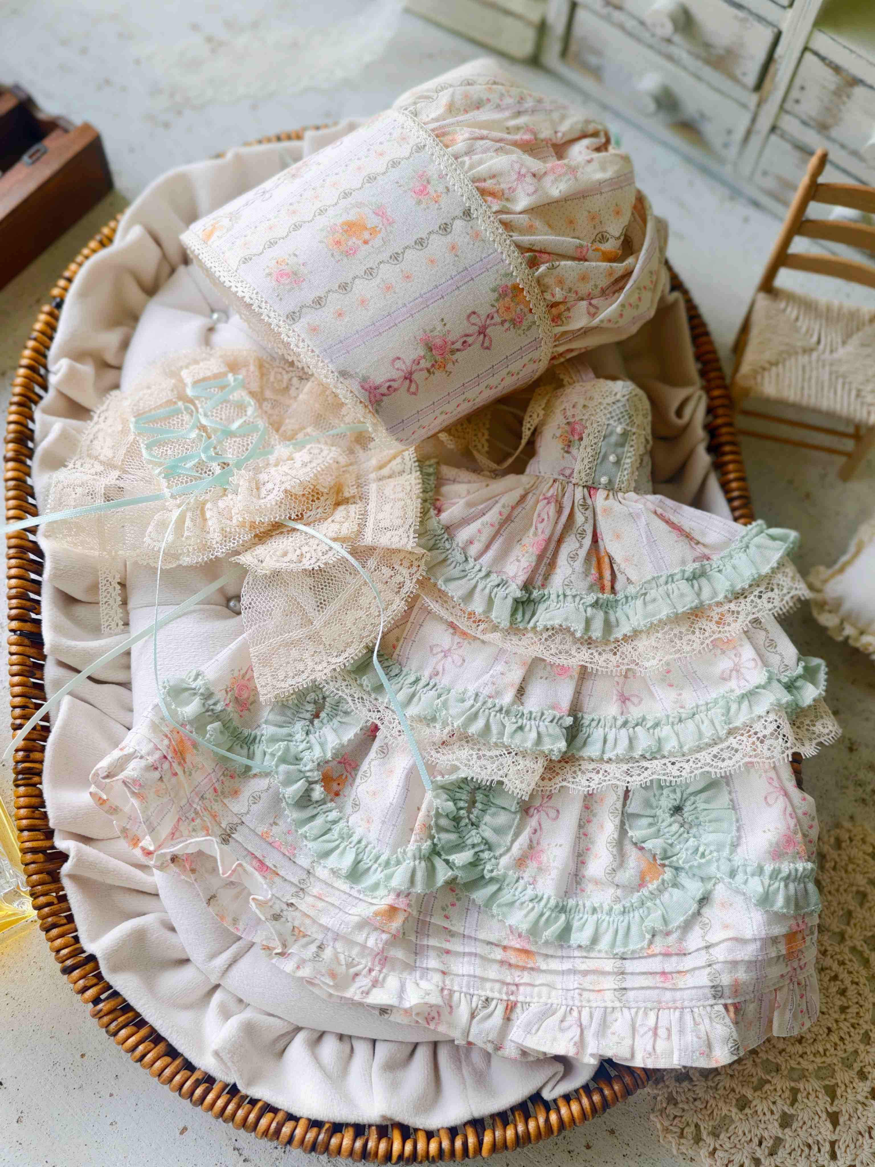 Vintage Lace Blythe Dress Sets - Handmade Doll Clothes - ToastDoll