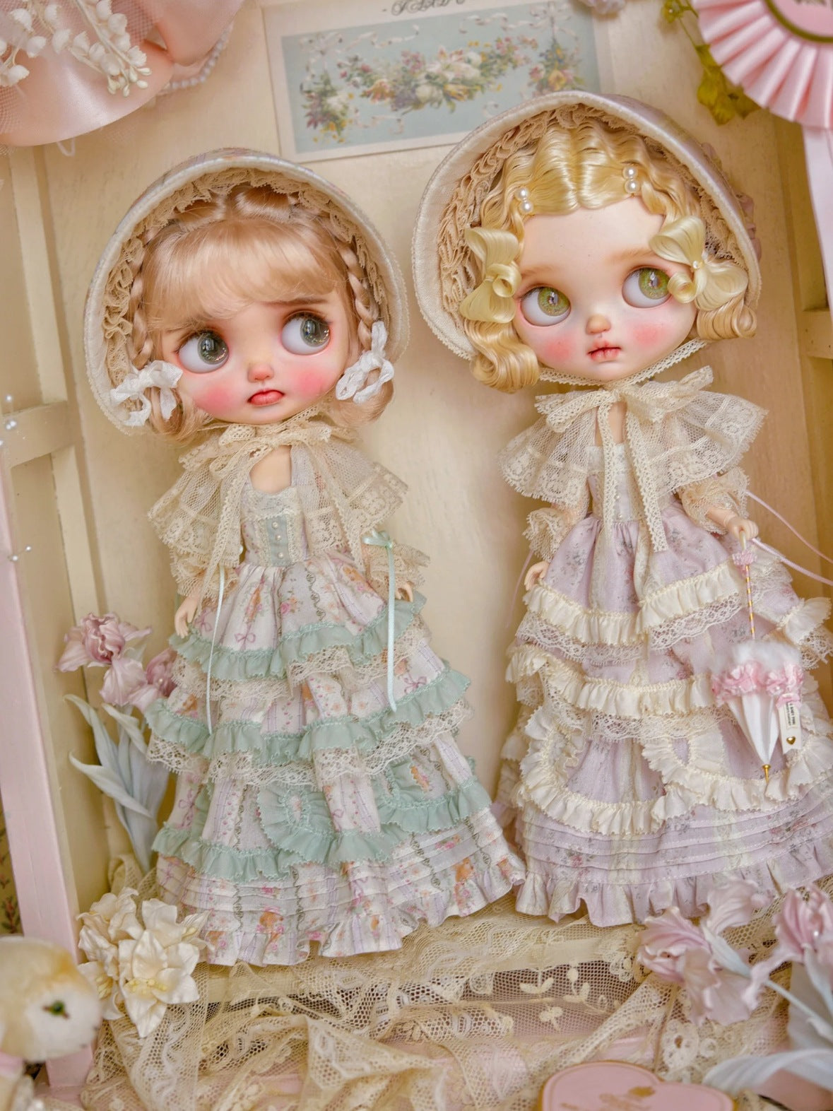 Vintage Lace Blythe Dress Sets | ToastDoll