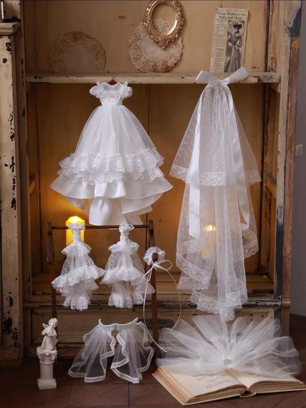 White Wedding Blythe Outfit | ToastDoll