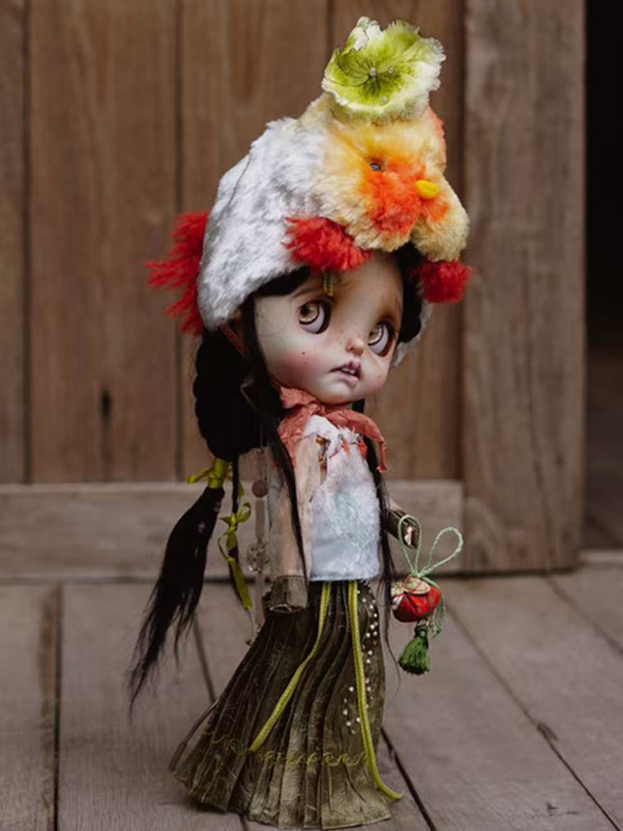 Handmade Outfit for Blythe/Pullip, Chinese Traditional Outfit Set