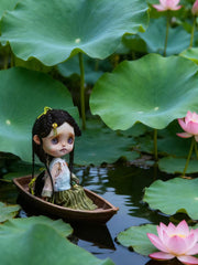 Handmade Outfit for Blythe/Pullip, Chinese Traditional Outfit Set