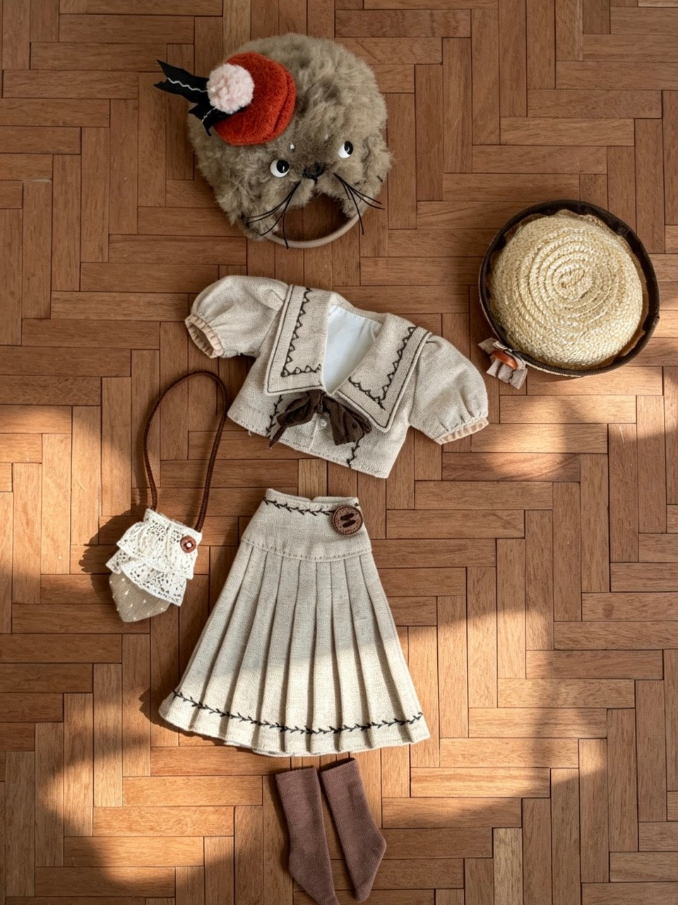 Vintage Sailor Blythe BJD Outfit - Handmade Doll Clothes - ToastDoll