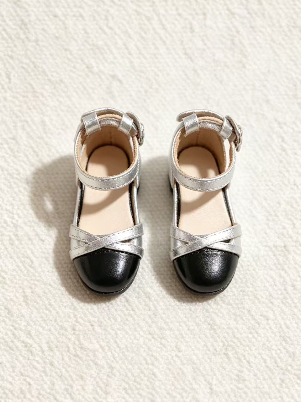 Cross Strap Blythe Flats - Handmade Doll Shoes - ToastDoll
