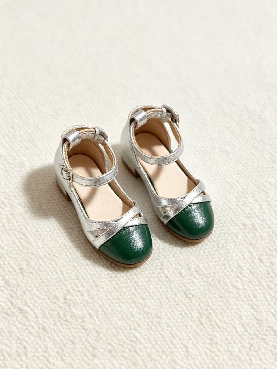 Cross Strap Blythe Flats - Handmade Doll Shoes - ToastDoll