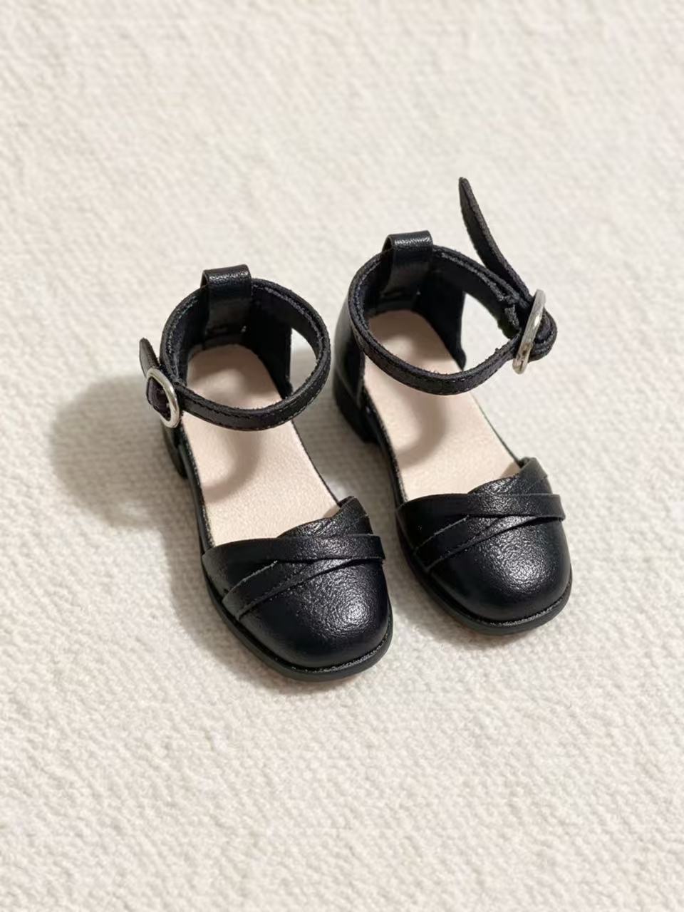 Cross Strap Blythe Flats - Handmade Doll Shoes - ToastDoll