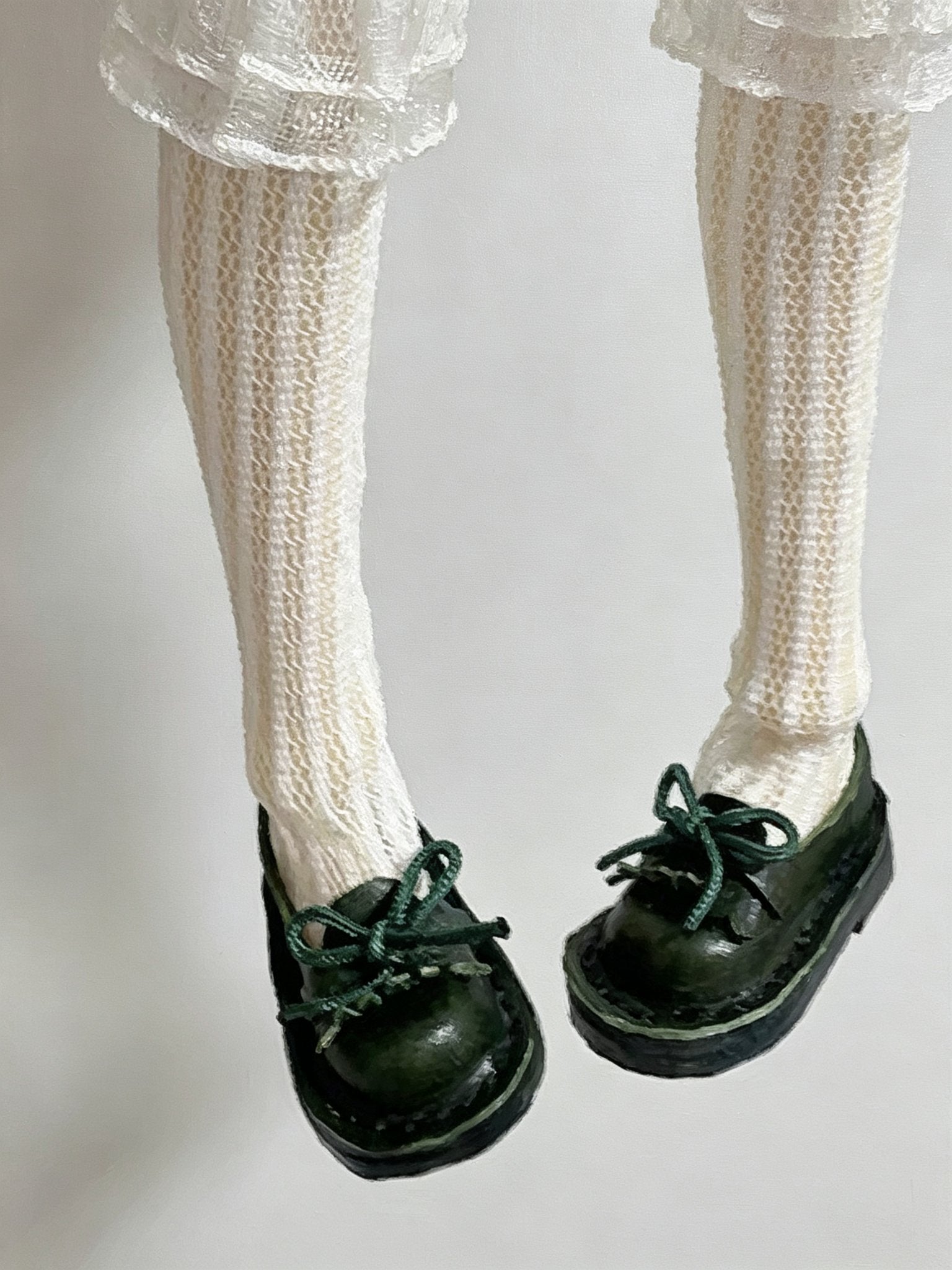 Bow Fringe Leather Blythe Loafers - Handmade Doll Shoes - ToastDoll